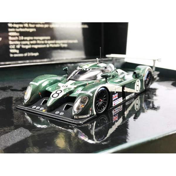 秉田屋】現貨Minichamps Bentley Speed 8 No.8 2003 Le Mans 利曼1/43