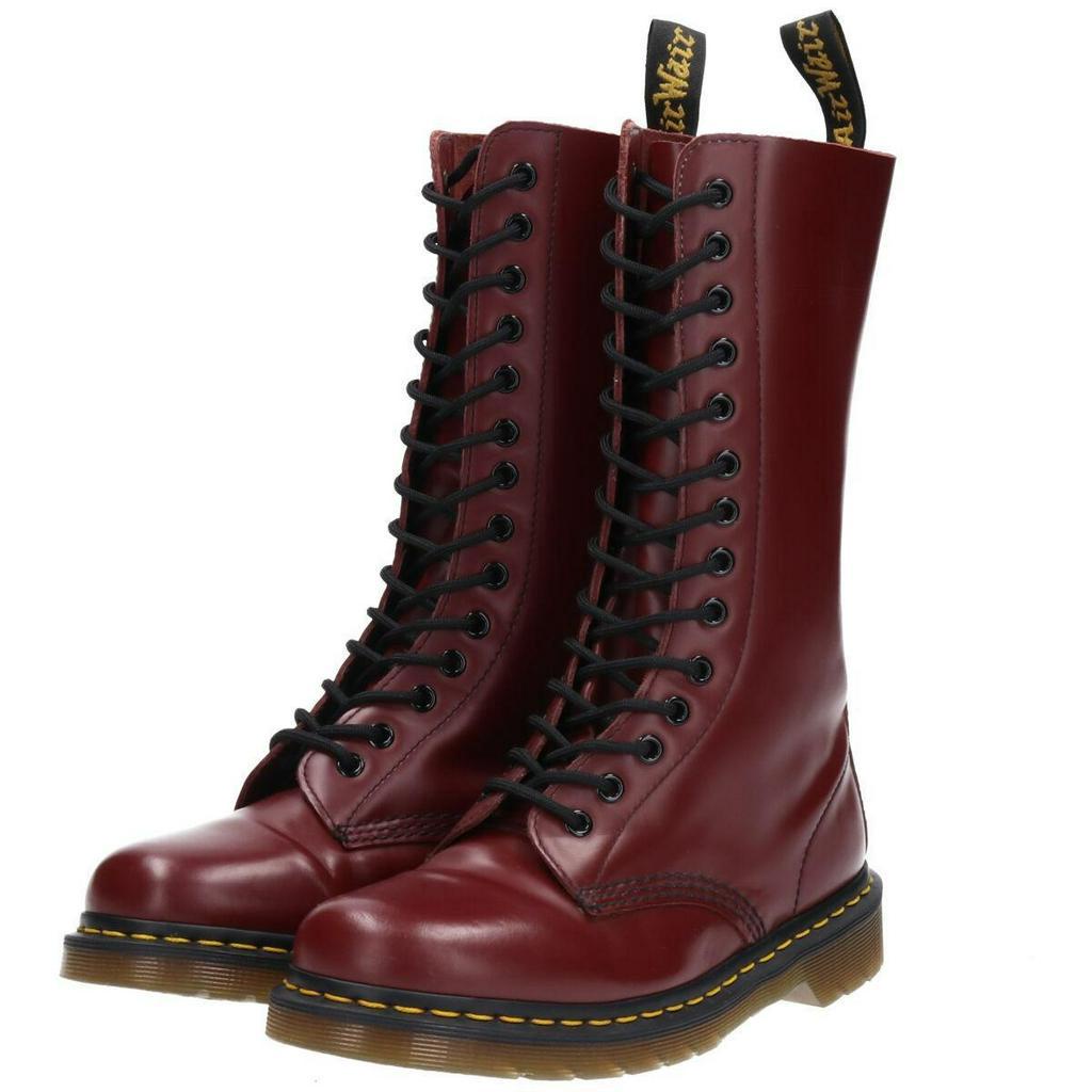 Dr.Martens 1914 BOOT 14孔馬汀靴酒紅黑孔10103600 | 蝦皮購物