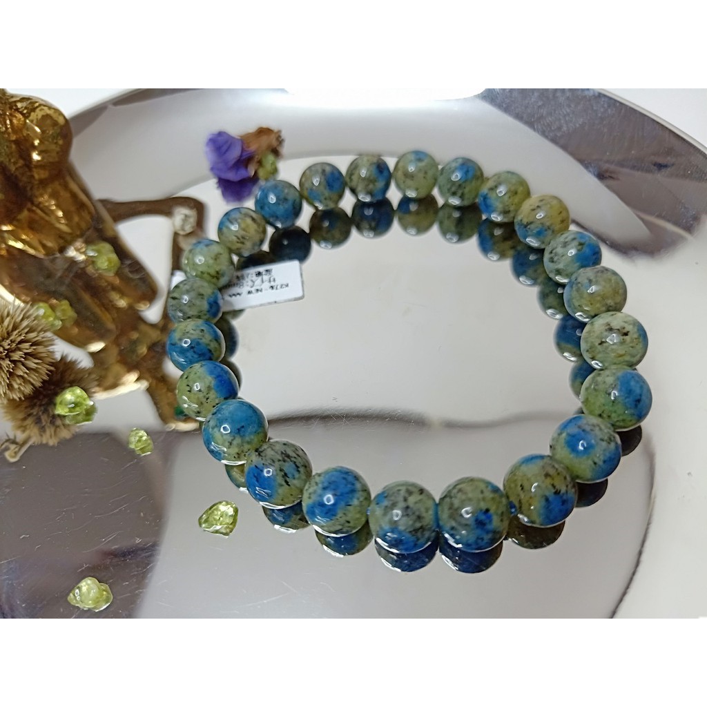 澄石珠寶】巴基斯坦玉化K2 BLUE 藍銅礦天然寶石寶石手鍊寶石飾品| 蝦皮購物 