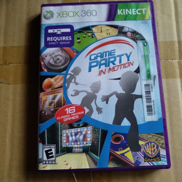 xbox360 game party in motion kinect遊戲 蝦皮購物
