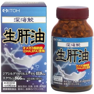 日本 ITOH 井藤漢方製藥 深海鮫生肝油 30日分 300mgX180粒