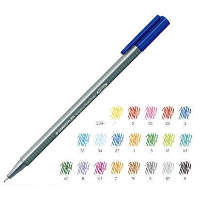 STAEDTLER 施德樓 Triplus 334三角舒寫 0.3mm 細字筆MS334 | 蝦皮購物