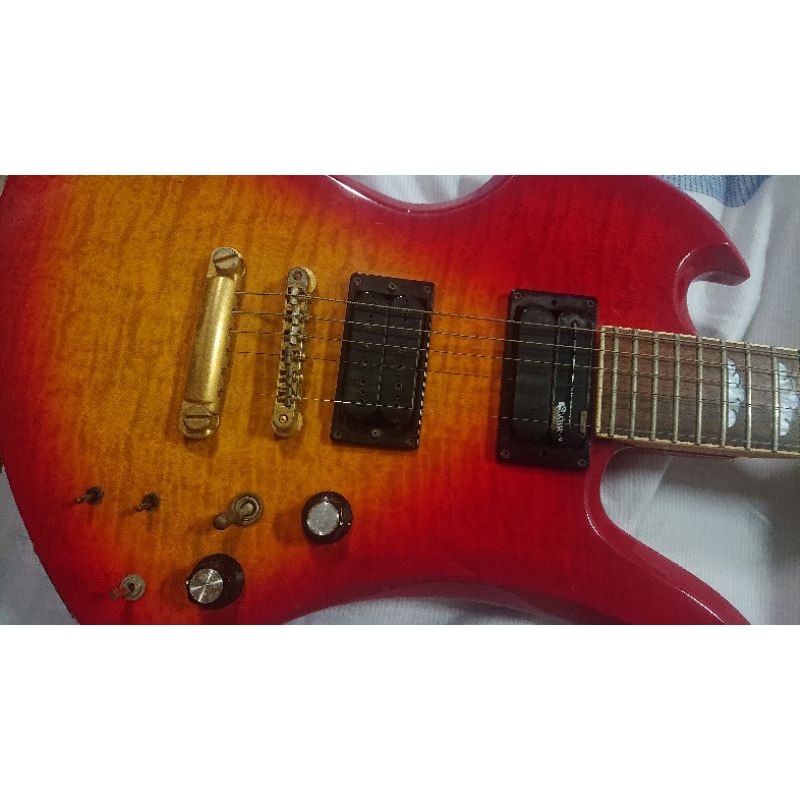 burny hide mg165s cs( yellow heart ,fernandes,x japan,無限延音