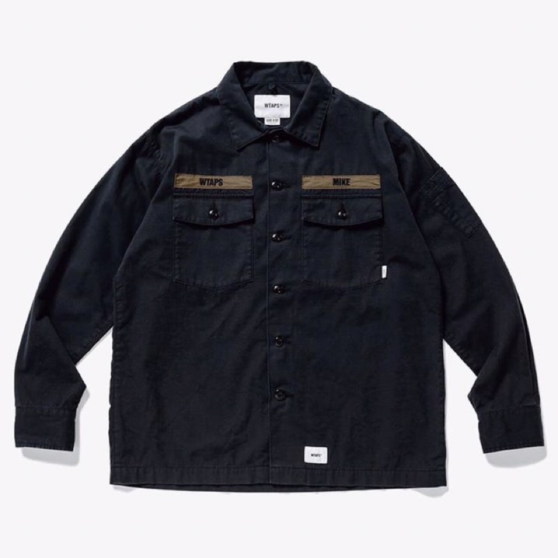 19AW WTAPS BUDS LS SHIRTS 貼布三角軍襯衫現貨在店| 蝦皮購物