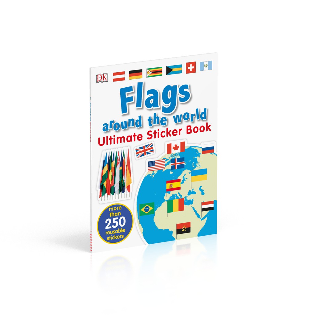 DK Flags Around the World Ultimate Sticker Book【百科貼紙書：國旗】 | 蝦皮購物