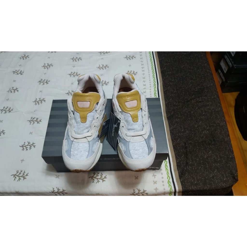 SYG New Balance 992 22~26cm 象牙白原皮 美製 W992FN 993