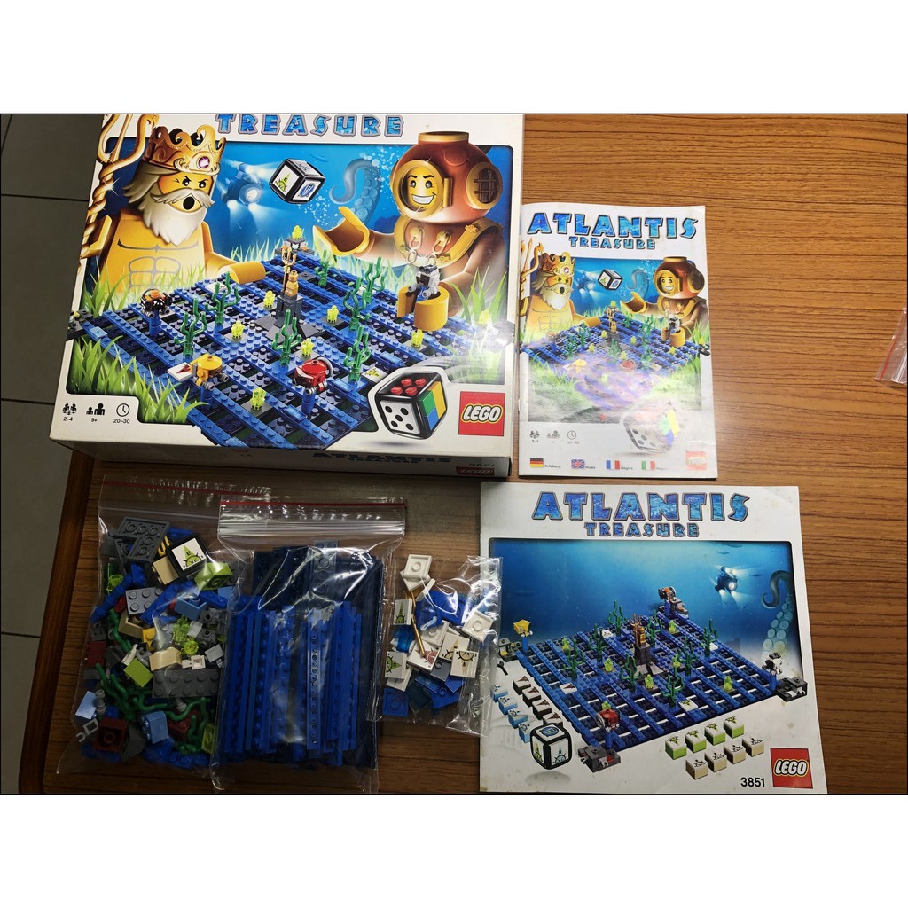 樂高 LEGO 桌遊 3851 - 亞特蘭蒂斯寶藏 Atlantis Treasure