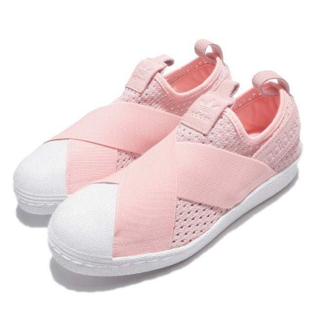 Adidas original superstar 2024 slip on pink