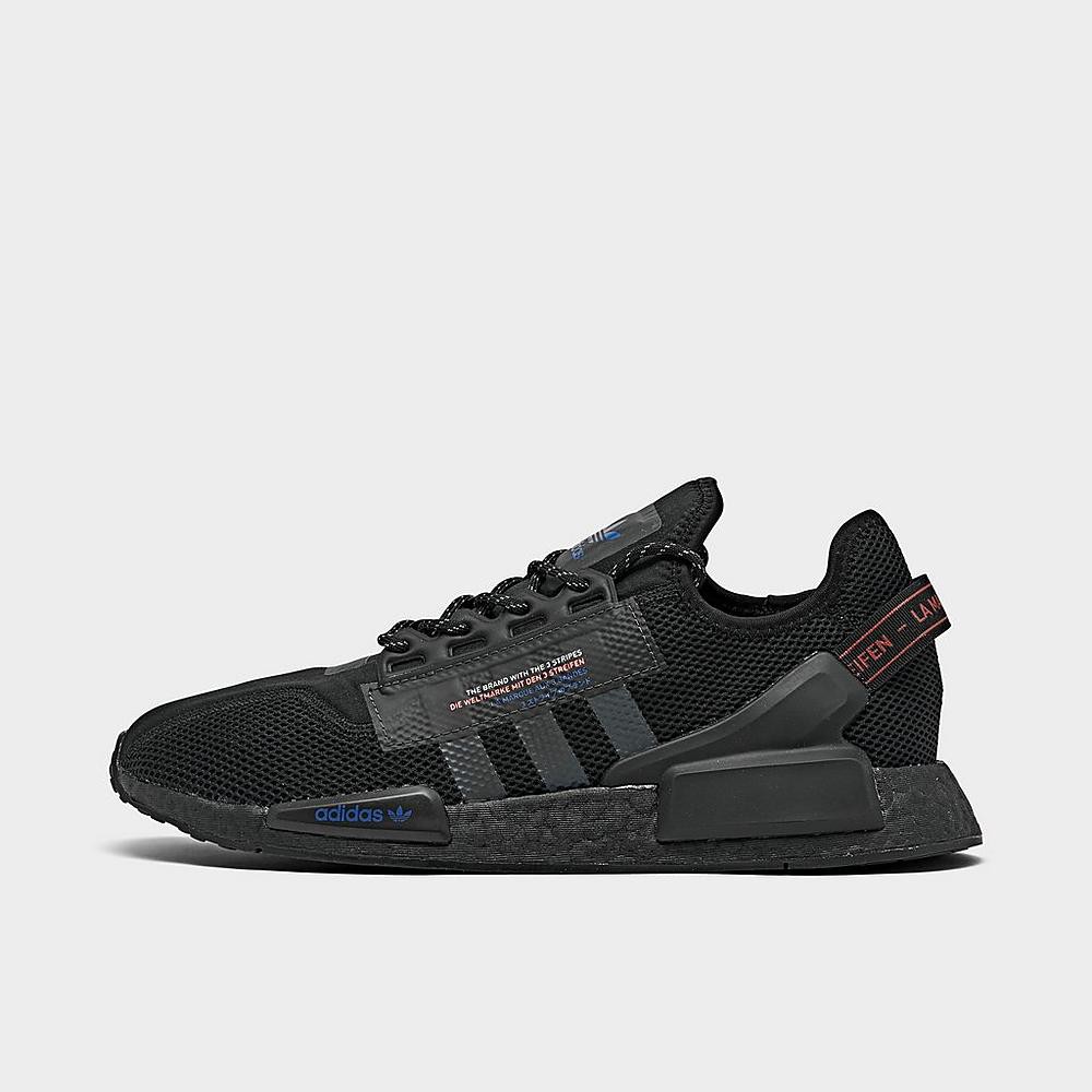 Adidas nmd black blue cheap red