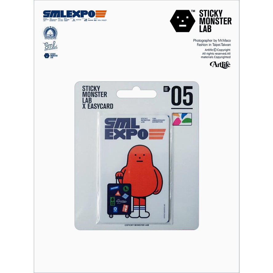 ArtLife @ SML EXPO STICKY MONSTER LAB 10TH 展場限定 韓國設計師 限定悠遊卡 | 蝦皮購物