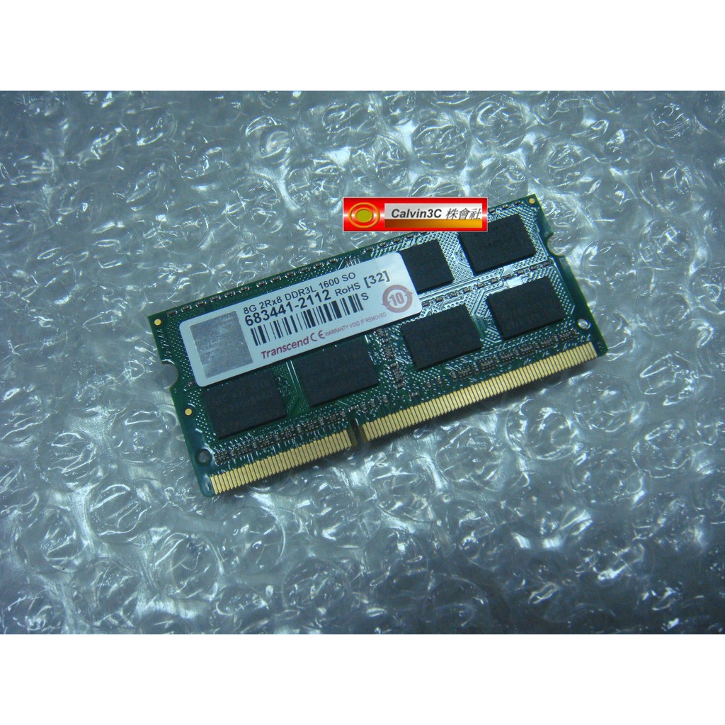 Ts1gsk64w6h Computer Memory 4/8 GB, DDR3, 204-Pin, SO-DIMM, 1600 Hz, V