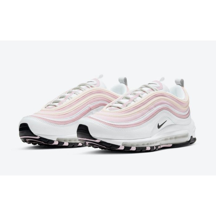 Taiwan小鮮肉> Nike Air Max 97 WMNS 女鞋白色粉紅色子彈銀彈DA9325