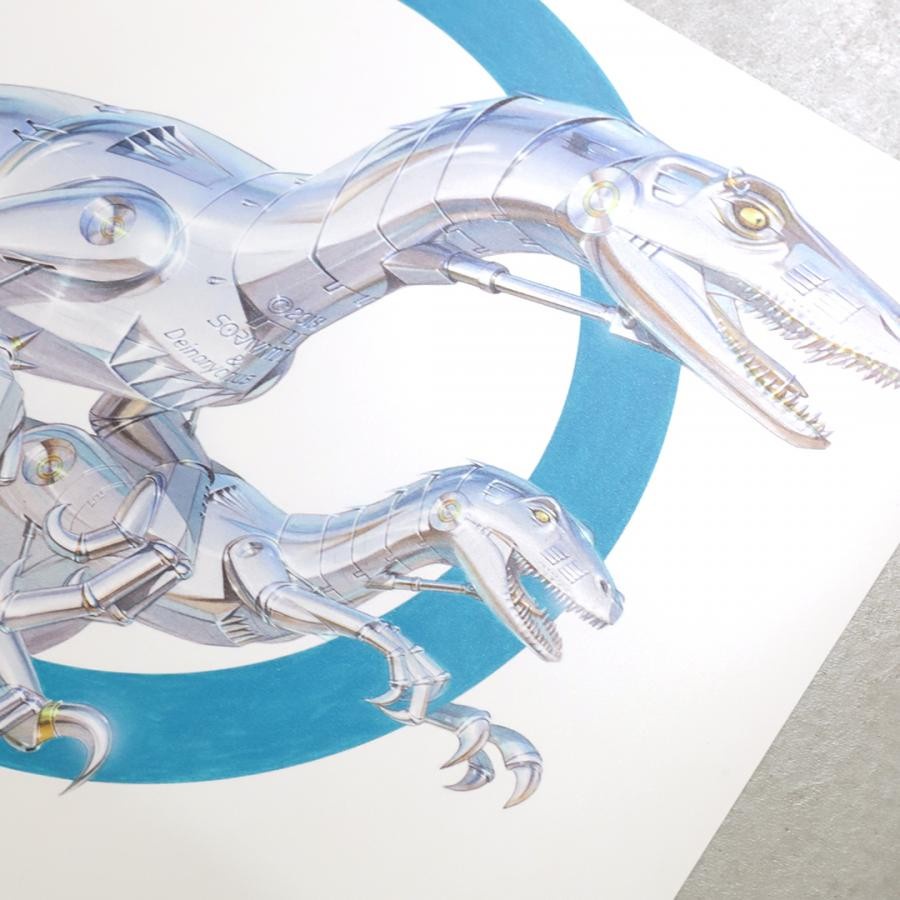 ④ Hajime Sorayama × 2G DINOSAUR POSTER-