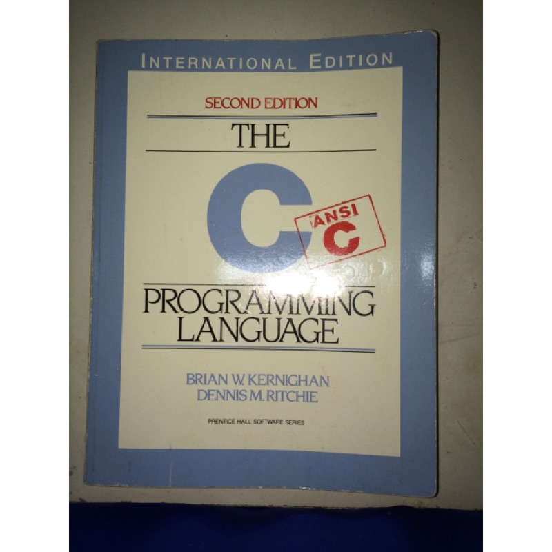 THE C PROGRAMMING LANGUAGE原文書/二手/資管系 | 蝦皮購物