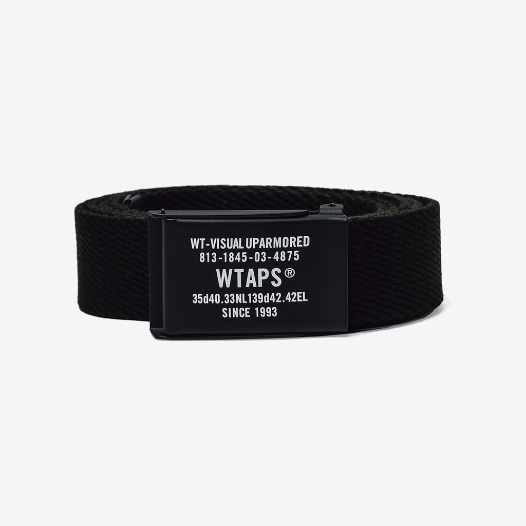 全新現貨黑色、軍綠20AW 19SS WTAPS GIB / BELT. ACRYLIC 腰帶皮帶帆布