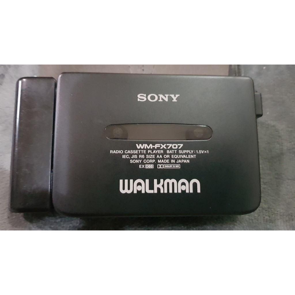 Sony 堪用 珍藏近三十年的古董隨身聽 Walkman WM-FX707