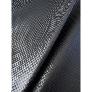 &布料共和國&PVC 薄款軟皮 3D立體格紋 卡夢款黑 限量 (裝潢沙發皮.車用內裝自改.機車皮革墊)