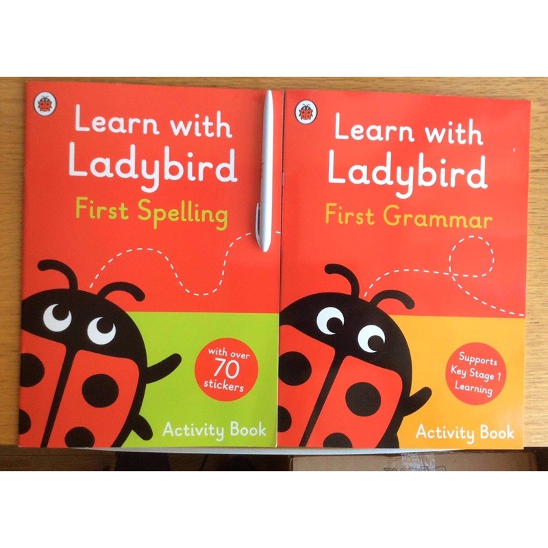 全新英國帶回 - Learn with ladybird First Spelling + First Grammar | 蝦皮購物