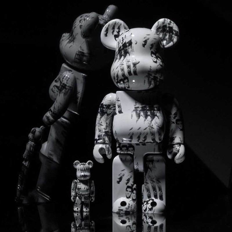 正品保證］Be@rbrick Andy Warhol's ELVIS PRESLEY 100％ & 400％ 現貨