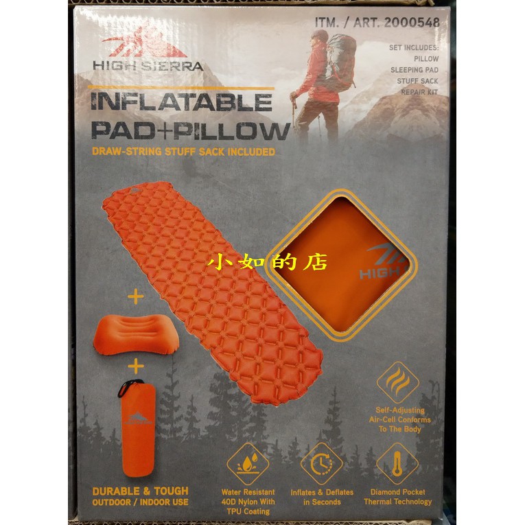 High sierra 2025 sleeping pad costco