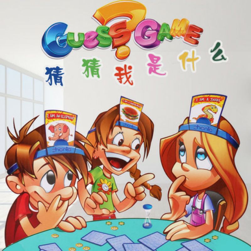 猜牌遊戲 Guess Game 猜猜我是誰 2-4人 / 桌遊 團康遊戲 互動遊戲 多人遊戲 【安娜貝爾】 | 蝦皮購物
