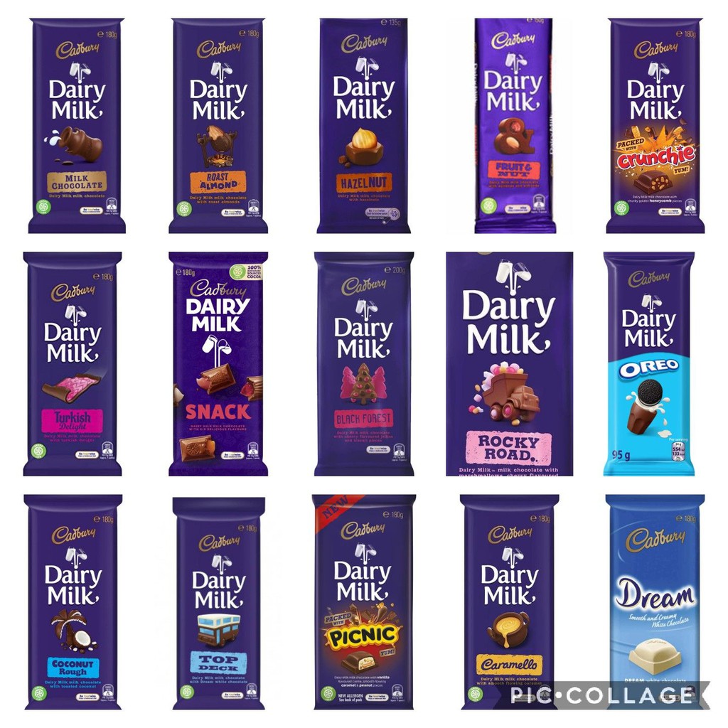 特價 澳洲 Cadbury pty ltd 吉百利 夾心 巧克力 Dairy Milk chocolate | 蝦皮購物