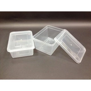 巧緻烘焙網 5入 1公升 PP盒 PP蓋 蛋糕盒 餅乾盒 1L塑膠盒 1000ml 草莓蛋糕盒 可冷凍 ，1公升PP盒