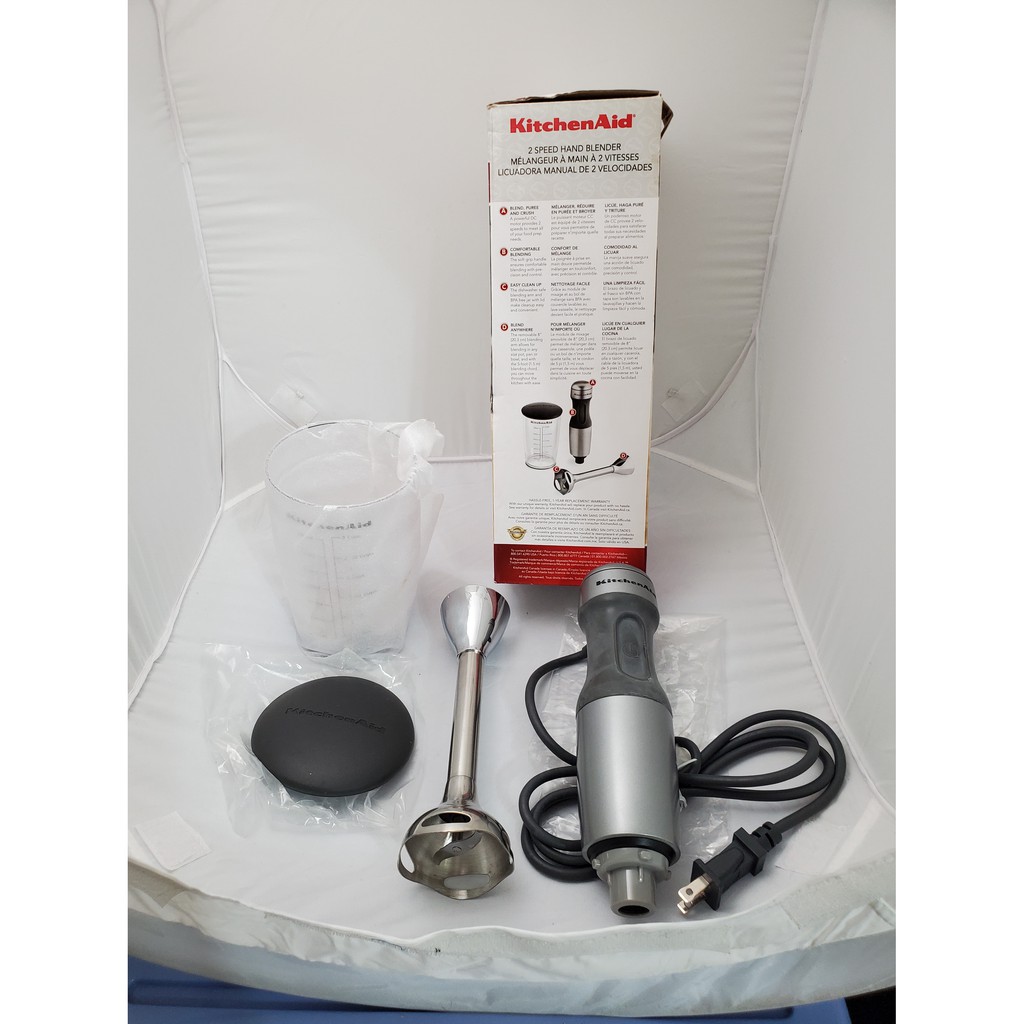 KitchenAid手持攪拌棒 2段變速攪拌器 KHB1231CU 英文說明書 食物調理寶寶副食品 [2F G35] 蝦皮購物