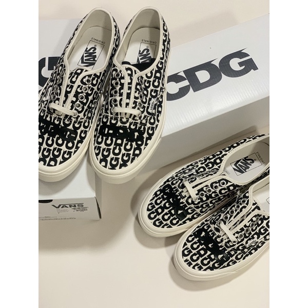 CDG x VANS AUTHETIC 川久保玲聯名 經典滿版帆布鞋