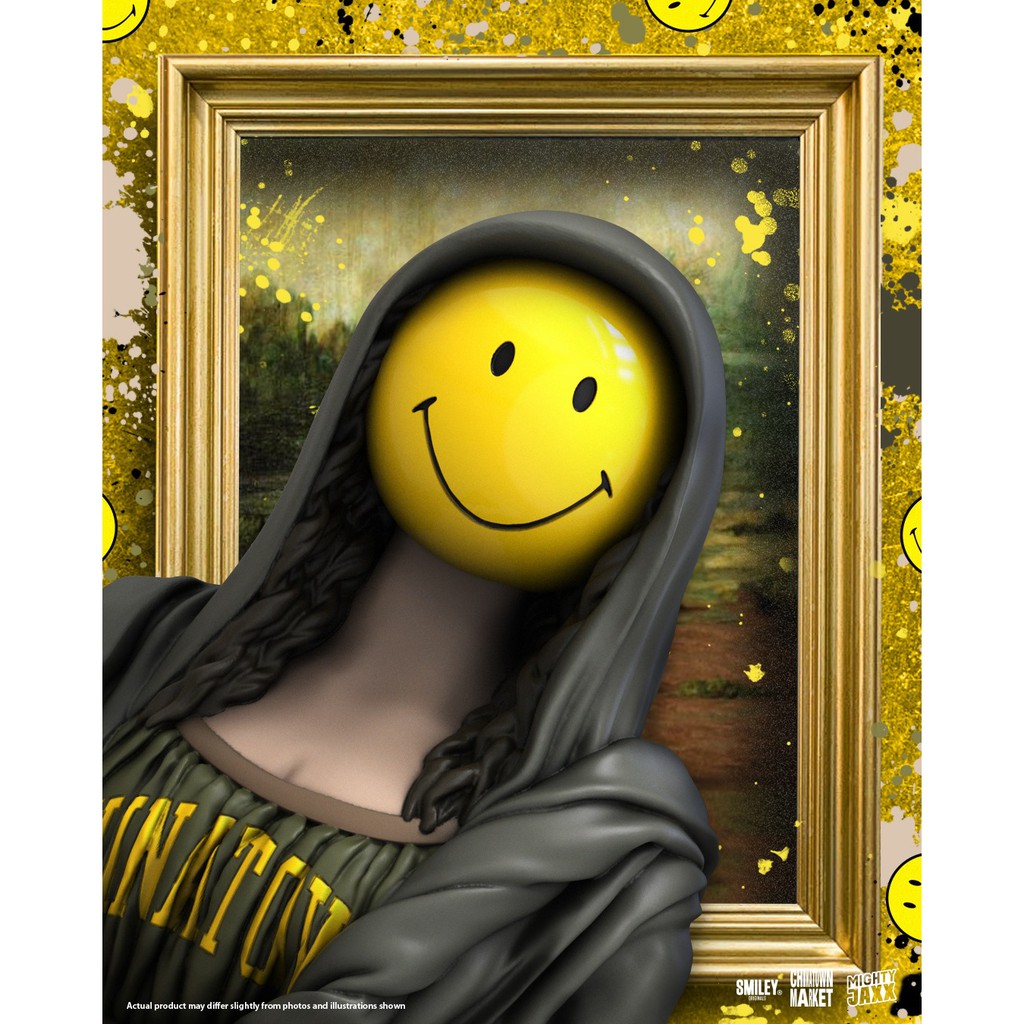 Chinatown Market Smiley Mona Lisa by Mighty Jaxx - Vinyl Pulse