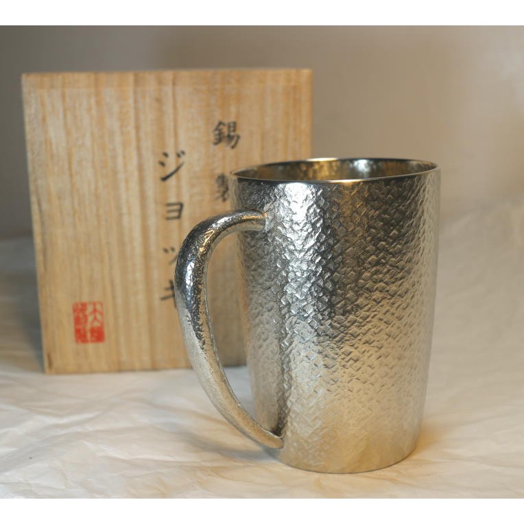 OSAKA SUZUKI~日本製造~300ml~jb1~大阪錫器~17-3-1~錫杯~純錫杯