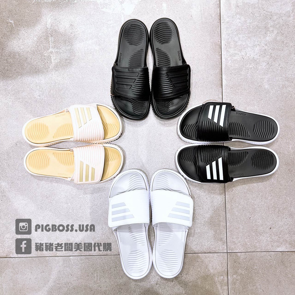 【豬豬老闆】ADIDAS ALPHABOUNCE SLIDE 2.0 拖鞋 男鞋 黑白GY9415全黑16灰17棕18 | 蝦皮購物