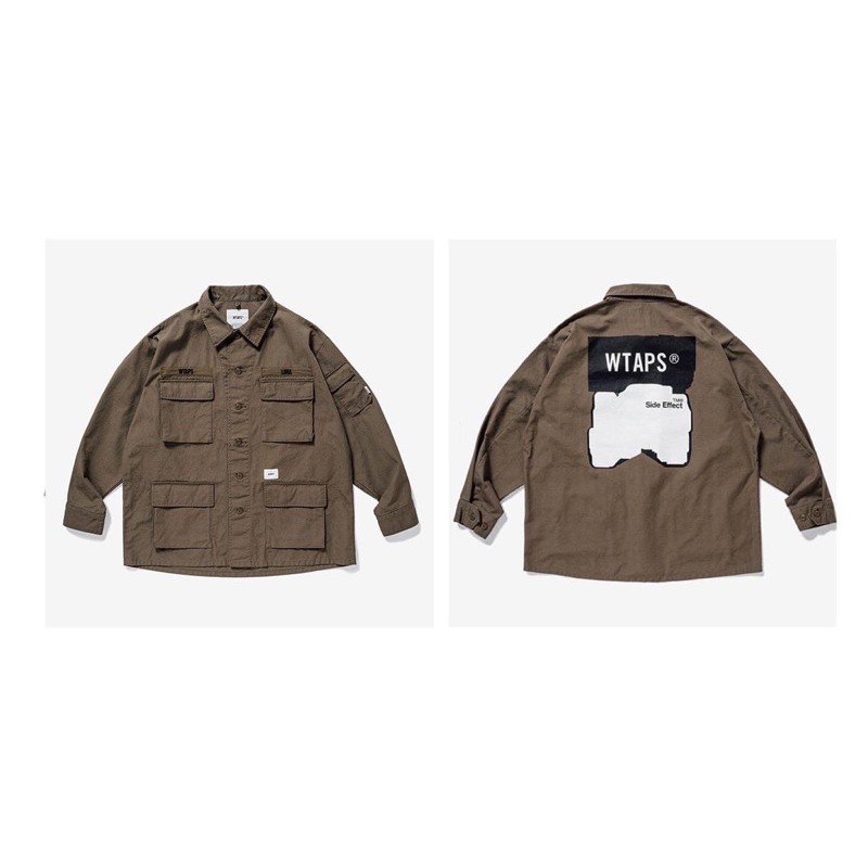 WTAPS 19AW JUNGLE LS SHIRT COTTON CANVAS | 蝦皮購物