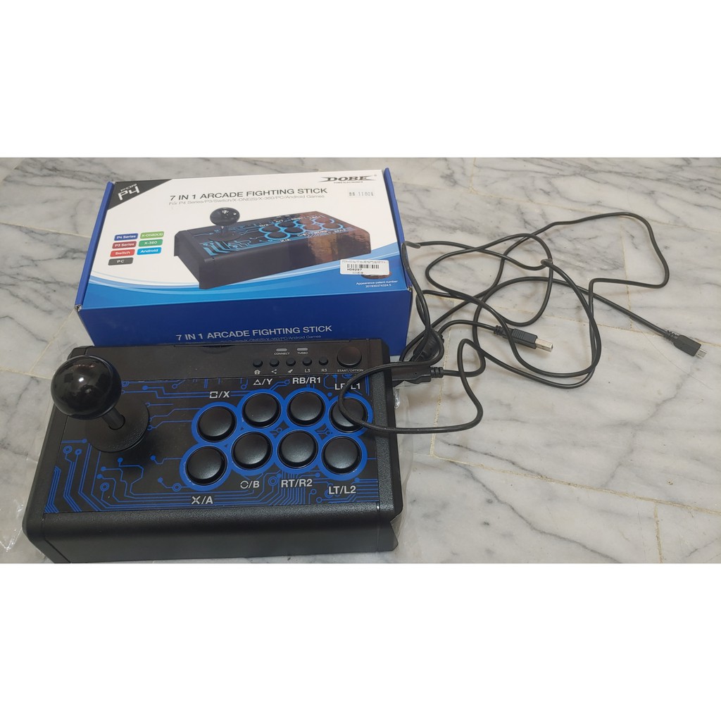 Dobe 7 in 1 arcade fighting stick 大搖桿 | 蝦皮購物