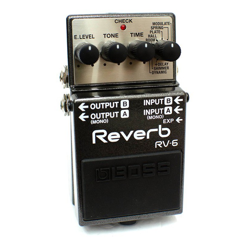 民揚樂器】效果器Boss RV-6 數位殘響Digital Reverb 公司貨保固一年RV6