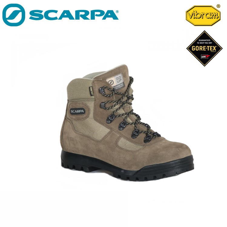 SCARPA 義大利GORE-TEX登山鞋《深棕》】60023B/防水透氣/高筒/黃金底