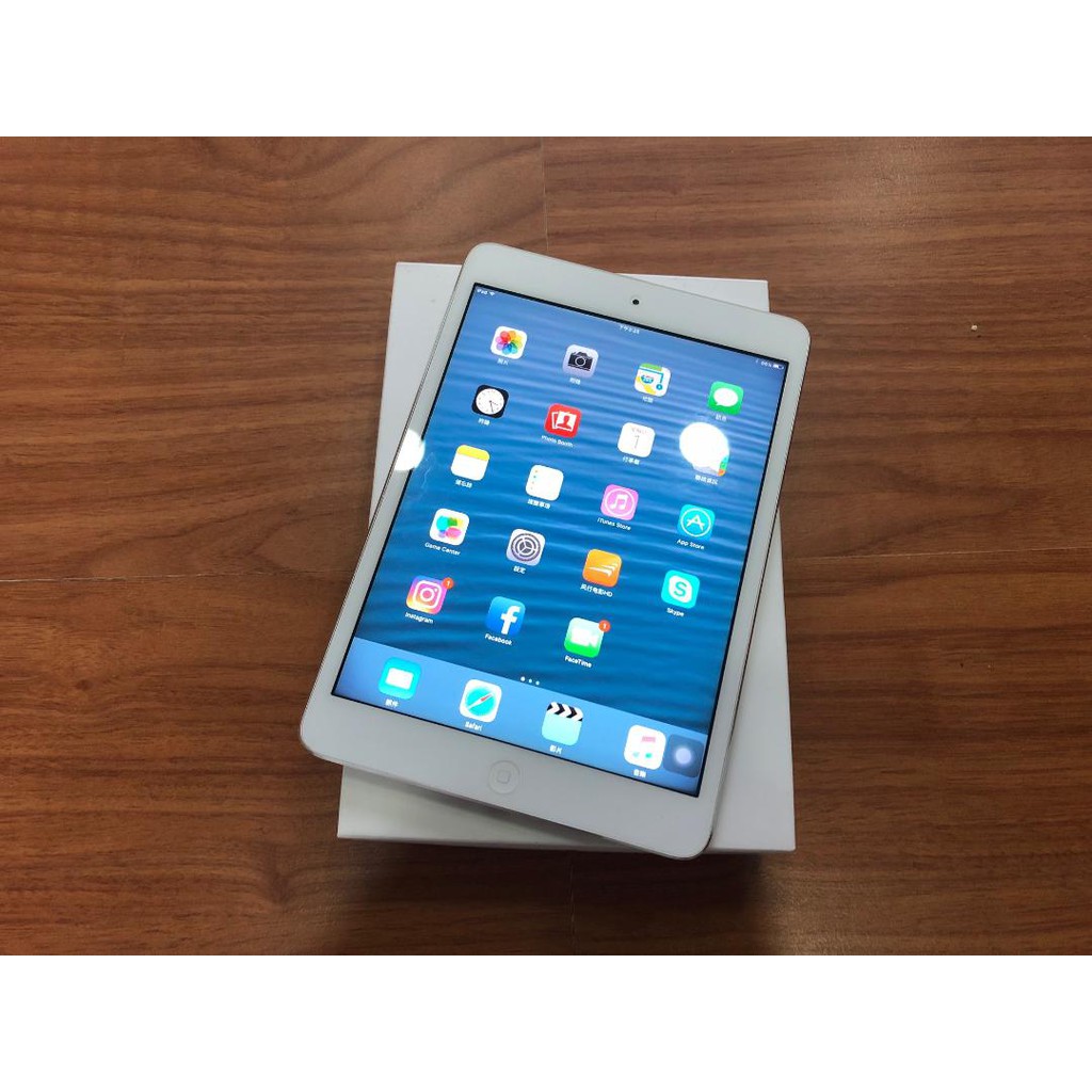 APPLE ipad mini2 mini 2 4g 128g 插卡版白色超值便宜好用看影片好工具