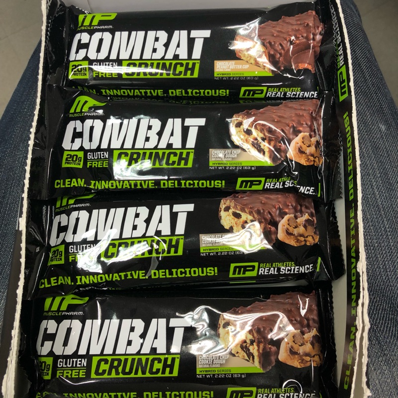 MP MusclePhrm Combat Crunch Bar Mp 蛋白棒 能量棒 乳清蛋白棒 | 蝦皮購物