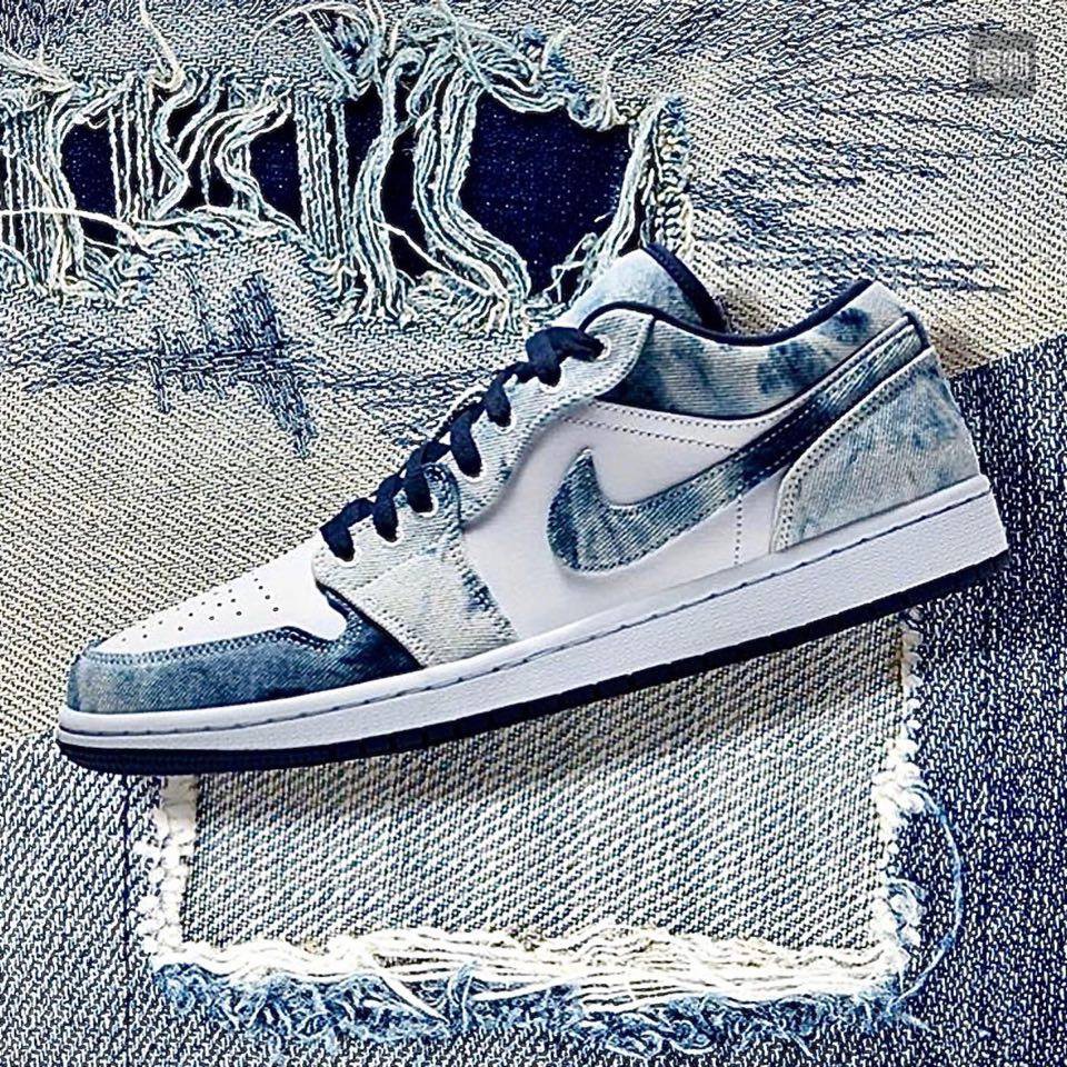 柯拔Air Jordan 1 Low Washed Denim CZ8455-100 丹寧牛仔布AJ1 | 蝦皮購物