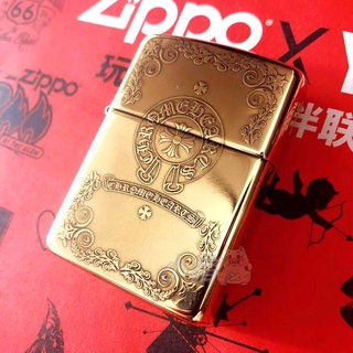 全新限量免運Zippo Chrome Hearts 克羅心十字架打火機 金銀兩色可選 情人節禮物送禮專用