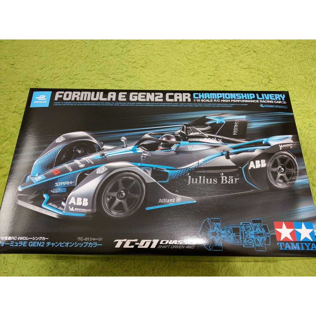 田宮TAMIYA FORMULA E GEN2 CAR 電動方程式TC-01 # 58681 | 蝦皮購物