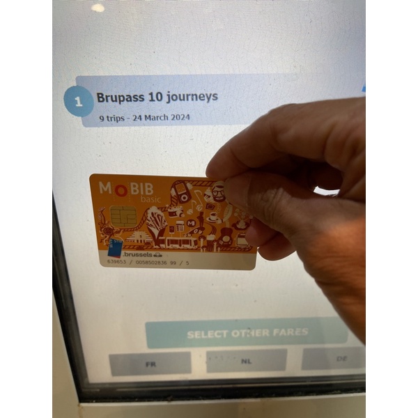 比利時布魯塞爾捷運mobib basic 交通票 | 蝦皮購物