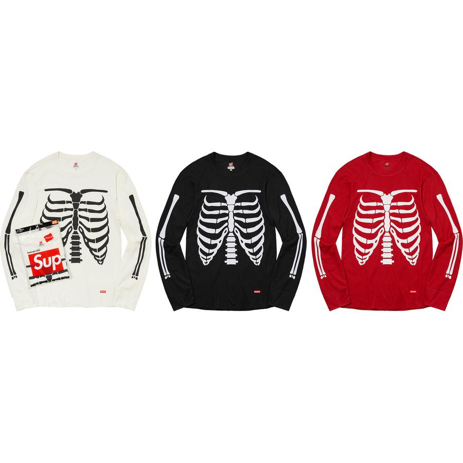 紐約范特西】預購SUPREME FW21 Hanes Bones Thermal Crew (1 Pack) 圓