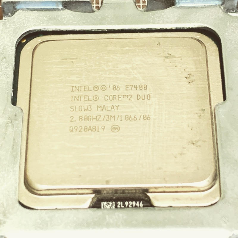 Intel Core 2 Duo E7400 LGA775腳位 含原廠風扇 | 蝦皮購物