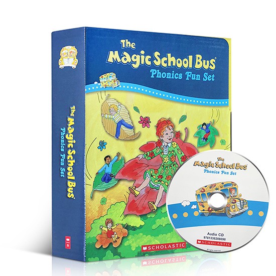 Magic School Bus Phonics Fun Set (12書+1CD) 自然拼音讀本【歌德書店】