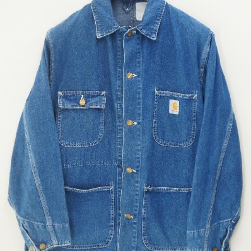 Carhartt Vintage Denim Jacket 牛仔古著外套夾克工裝| 蝦皮購物