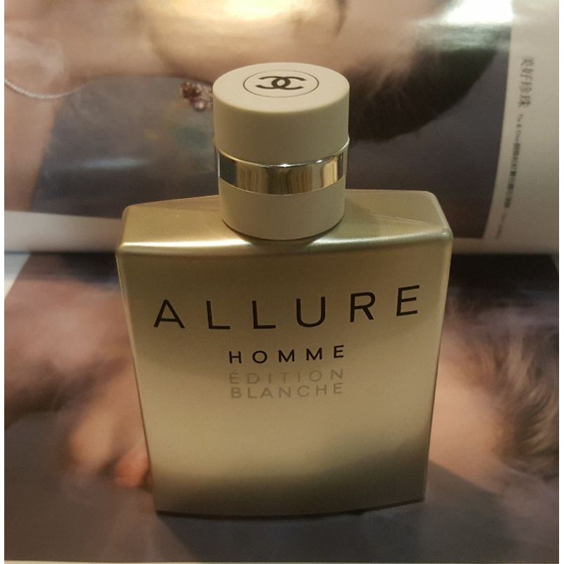 香奈兒CHANEL ALLURE 男性白色時尚香水100ml (全新未用) | 蝦皮購物