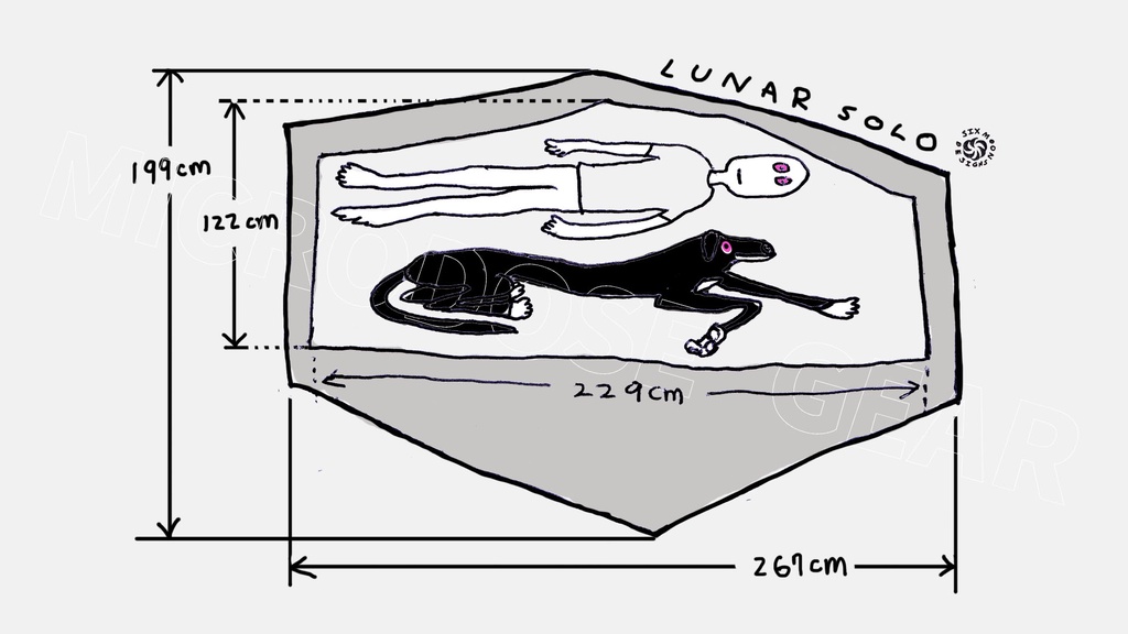 現貨正規經銷2023 Six Moon Designs Lunar Solo 灰輕量化1.5人帳大空間