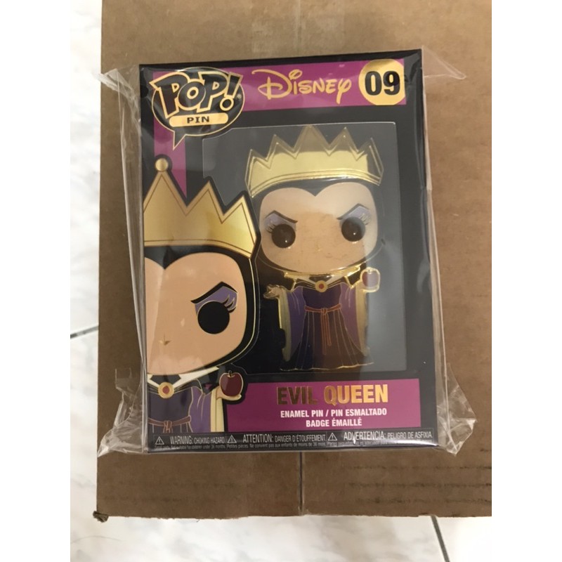 Funko Pop! Large Enamel Pin別針: Disney Evil Queen #09 | 蝦皮購物