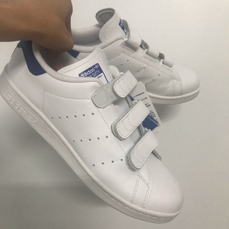 Adidas Stan Smith 魔鬼氈藍27cm | 蝦皮購物